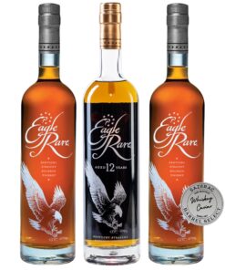 Eagle Rare 10 Year, Eagle Rare 12 Year, & Eagle Rare "Whiskey Caviar" Barrel Pick Value Bundle 750 mL