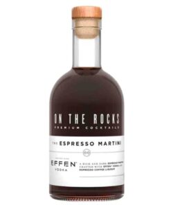 On The Rocks Espresso Martini Effen Vodka Premium Cocktails 375 mL