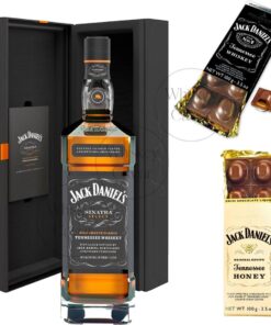 Jack Daniels Sinatra 1L, Jack Daniels Goldkenn Chocolate, & Honey Goldkenn Bar Gift Bundle