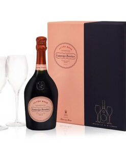 Laurent-Perrier Cuvée Rosé 75cl + 2 Glasses Set