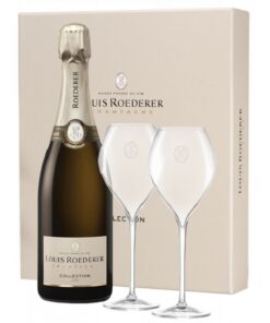 Louis Roederer Collection 246 75cl + 2 Glasses Gift Set