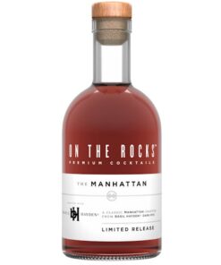 On The Rocks The Manhattan Basil Hayden Rye Whiskey Premium Cocktails 375 mL