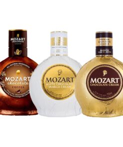 Mozart Chocolate Coffee, White Chocolate, & Chocolate Cream Liqueur Value Bundle 750 mL