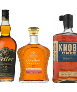 Crown Royal 12 Year, Weller 12 Year, & Knob Creek 12 Year Value Bundle 750mL