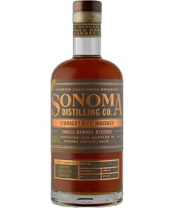 Sonoma Distilling Single Barrel Straight Rye Whiskey Cask Strength