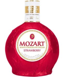 Mozart White Chocolate Cream Strawberry Liqueur 750 mL