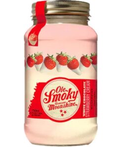 Ole Smoky White Chocolate Strawberry Cream Moonshine 750 mL