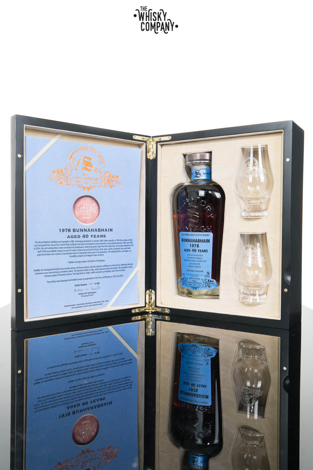 Bunnahabhain 1978 Aged 40 Years 30th Anniversary Islay Single Malt – Signatory Vintage (700ml)