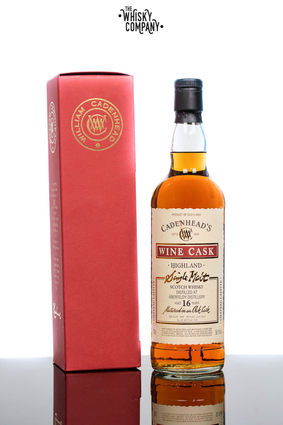 Aberfeldy Chateau Lafitte Cask Aged 16 Years Single Malt Scotch Whisky - Cadenhead's (700ml)