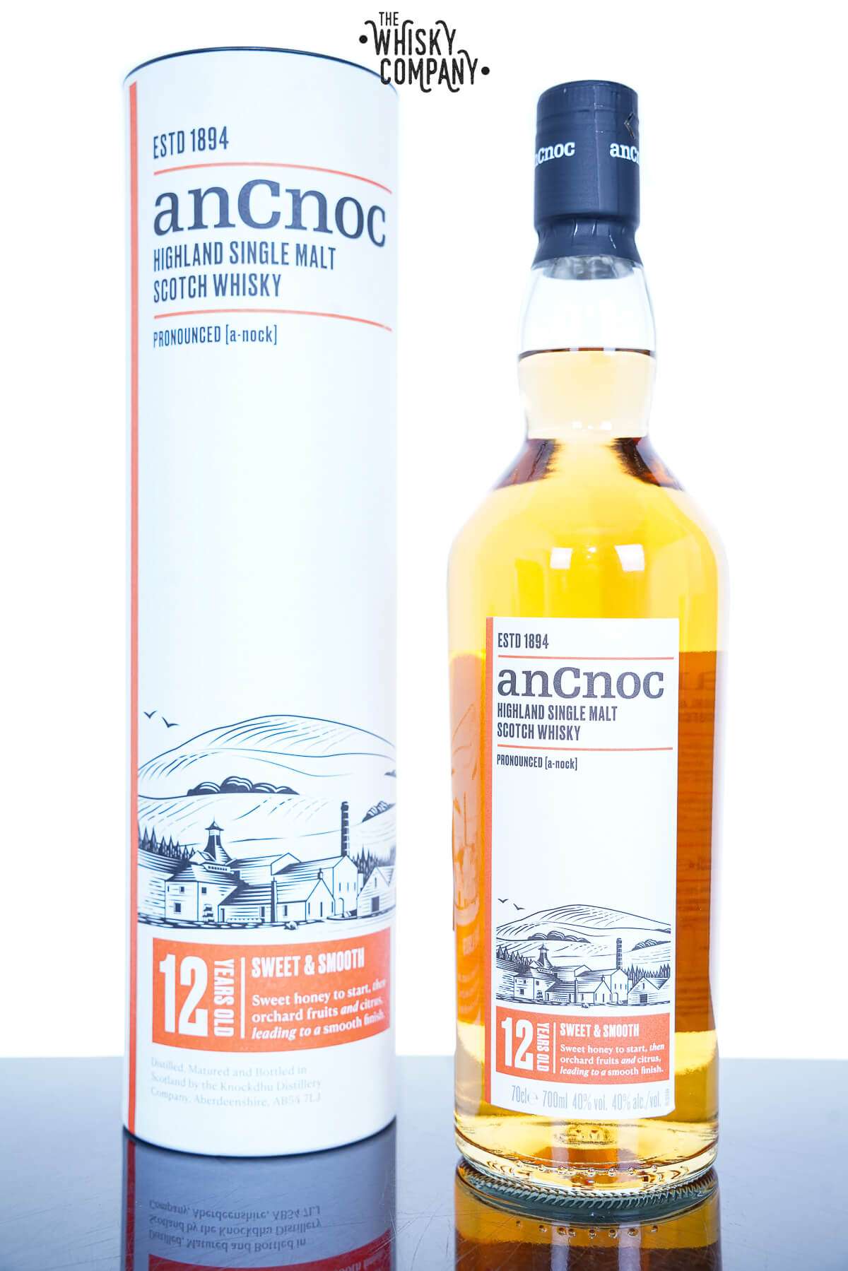 anCnoc 12 Years Old Highland Single Malt Scotch Whisky