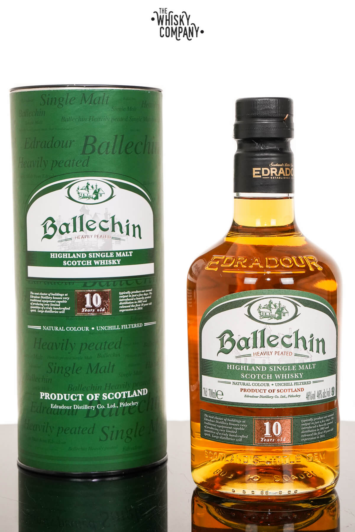 Ballechin Aged 10 Years Highland Single Malt Scotch Whisky 700ml
