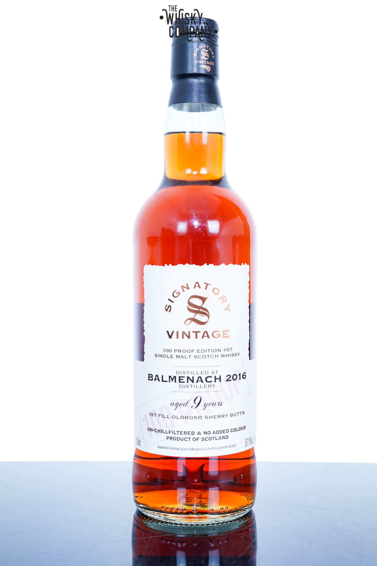 Balmenach 9 Year Old 2016 Signatory 100 Proof Edition #57 57.1%