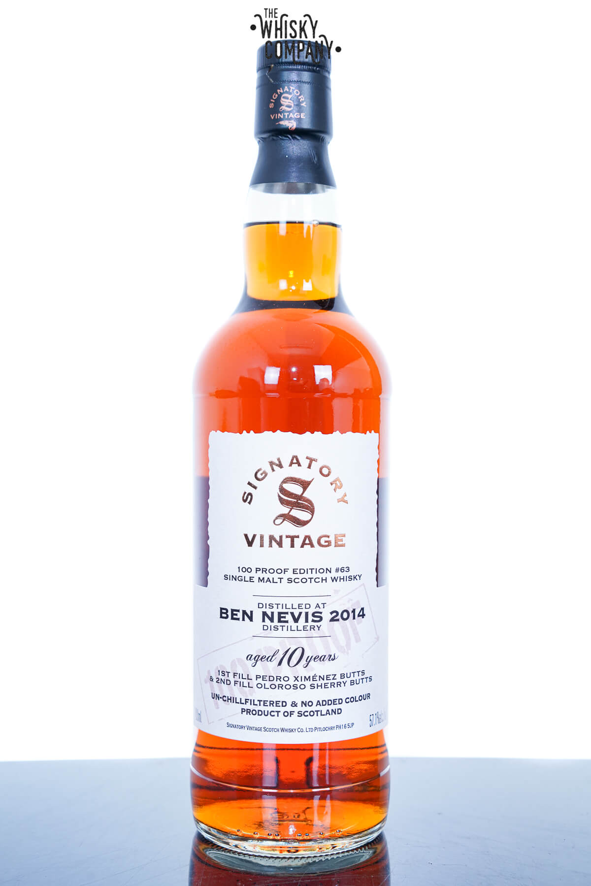 Ben Nevis 2014 10 Year Old Signatory 100 Proof #63 57.1%