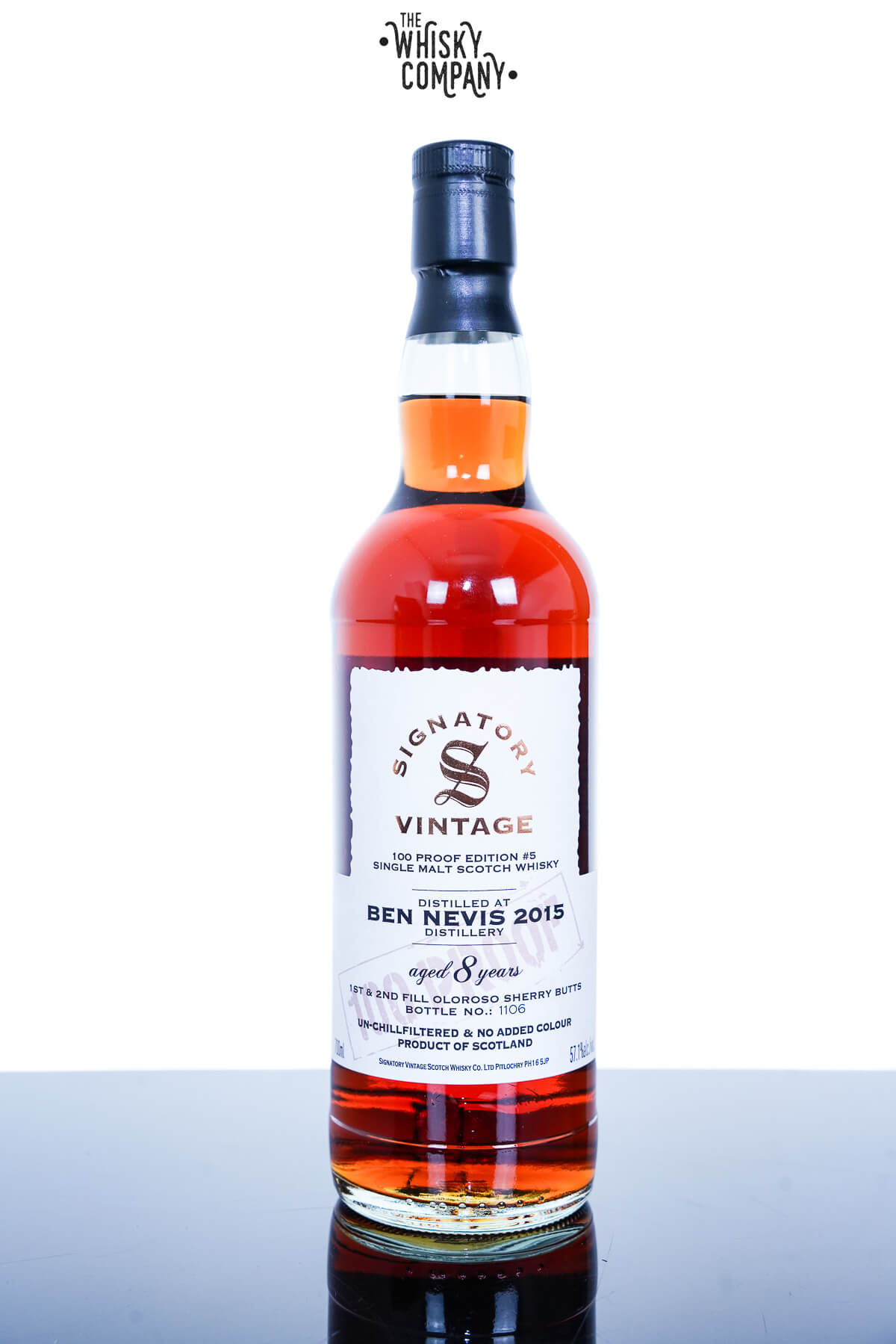 Ben Nevis 2015 Aged 8 Years 100 Proof Collection | Signatory Vintage