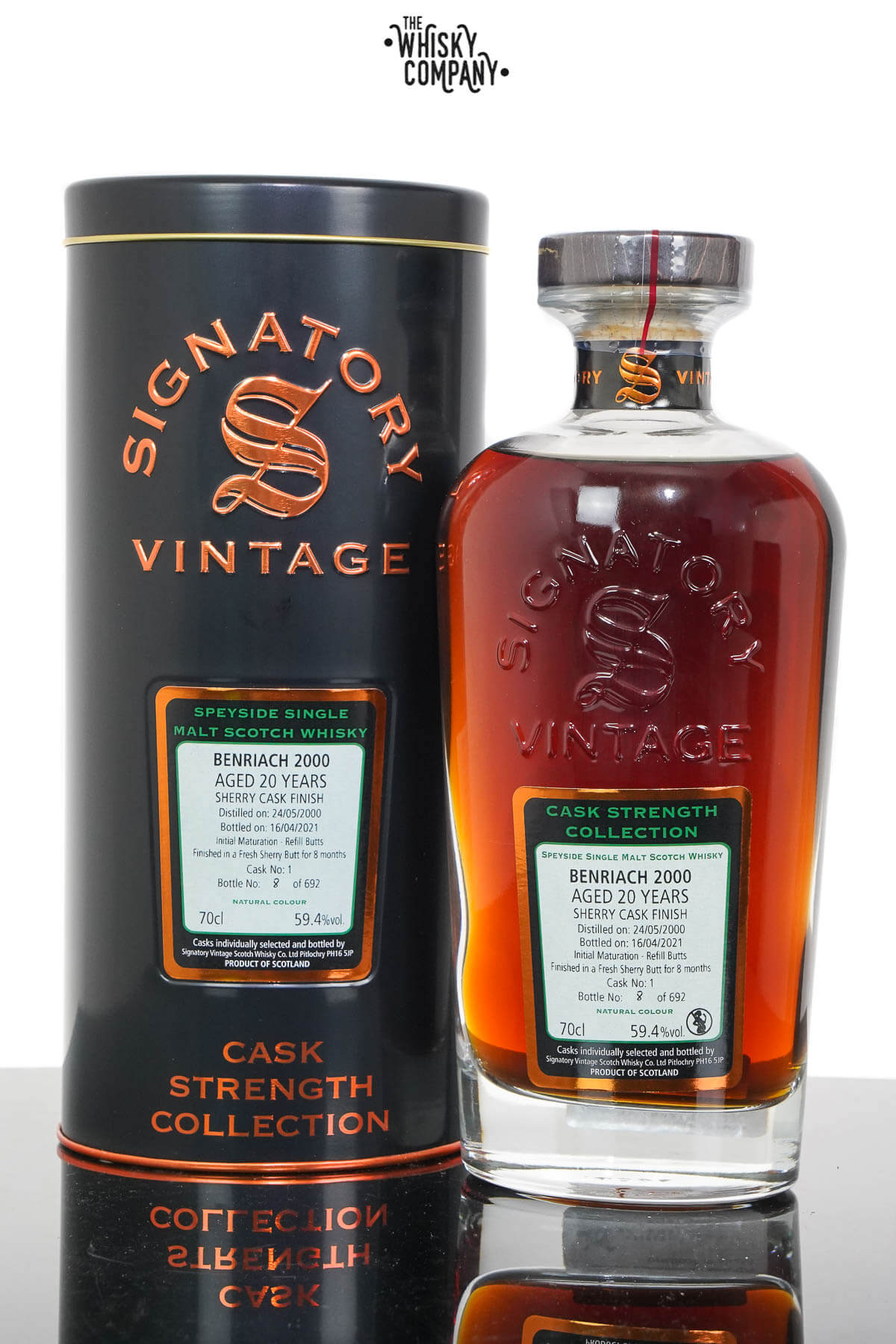 Benriach 2000 Aged 20 Years | Speyside Scotch Whisky | Signatory Vintage