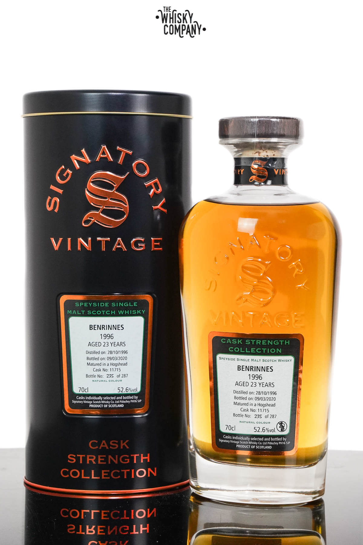 Benrinnes 1996 Aged 23 Years Malt Scotch Whisky