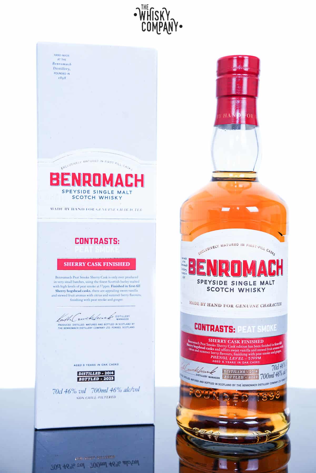 Benromach 2014 Peat Smoke Sherry Matured Scotch Whisky