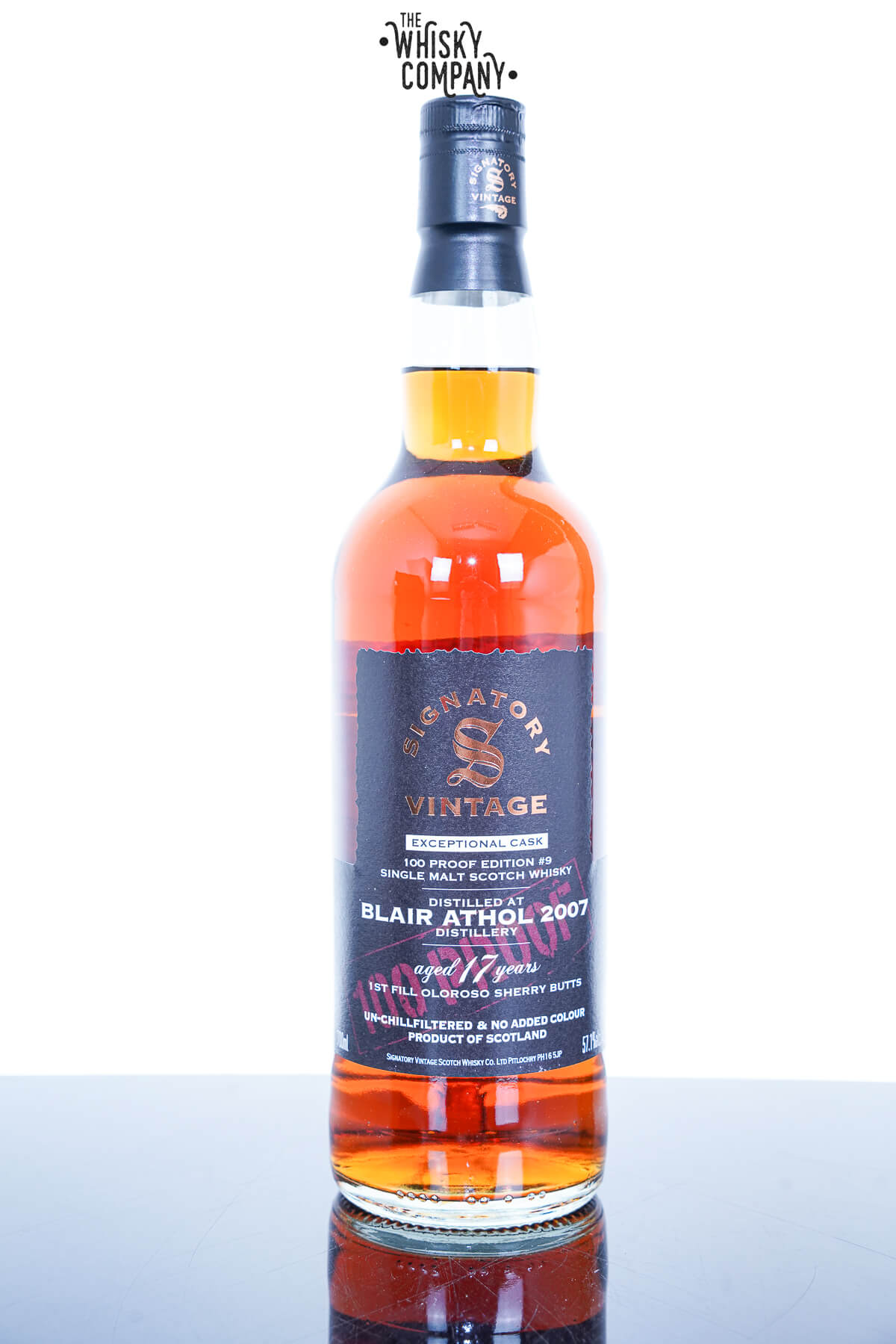 Blair Athol 2007 17 Year Old Oloroso Sherry Signatory 100 Proof