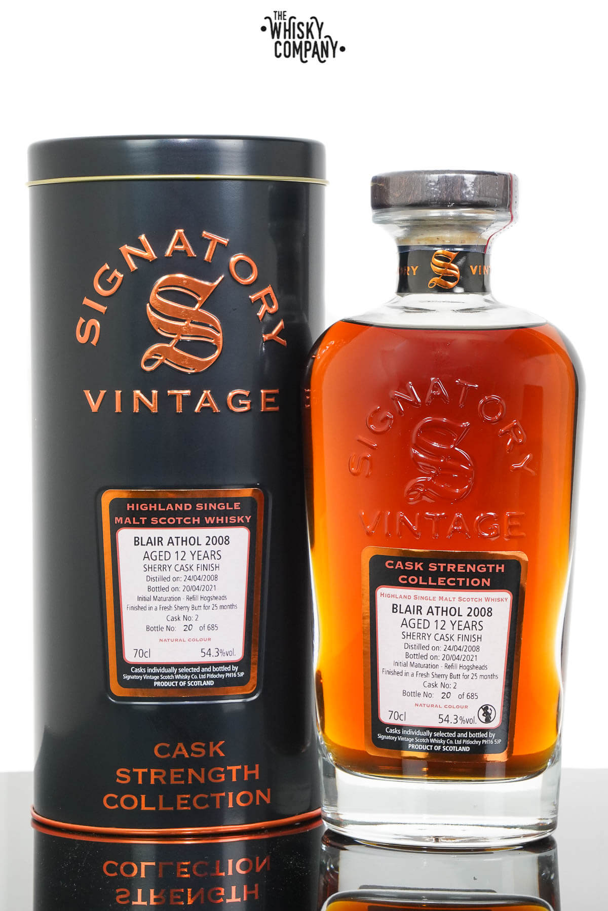 Blair Athol 2008 Aged 12 Years | Single Malt Scotch Whisky | Signatory Vintage