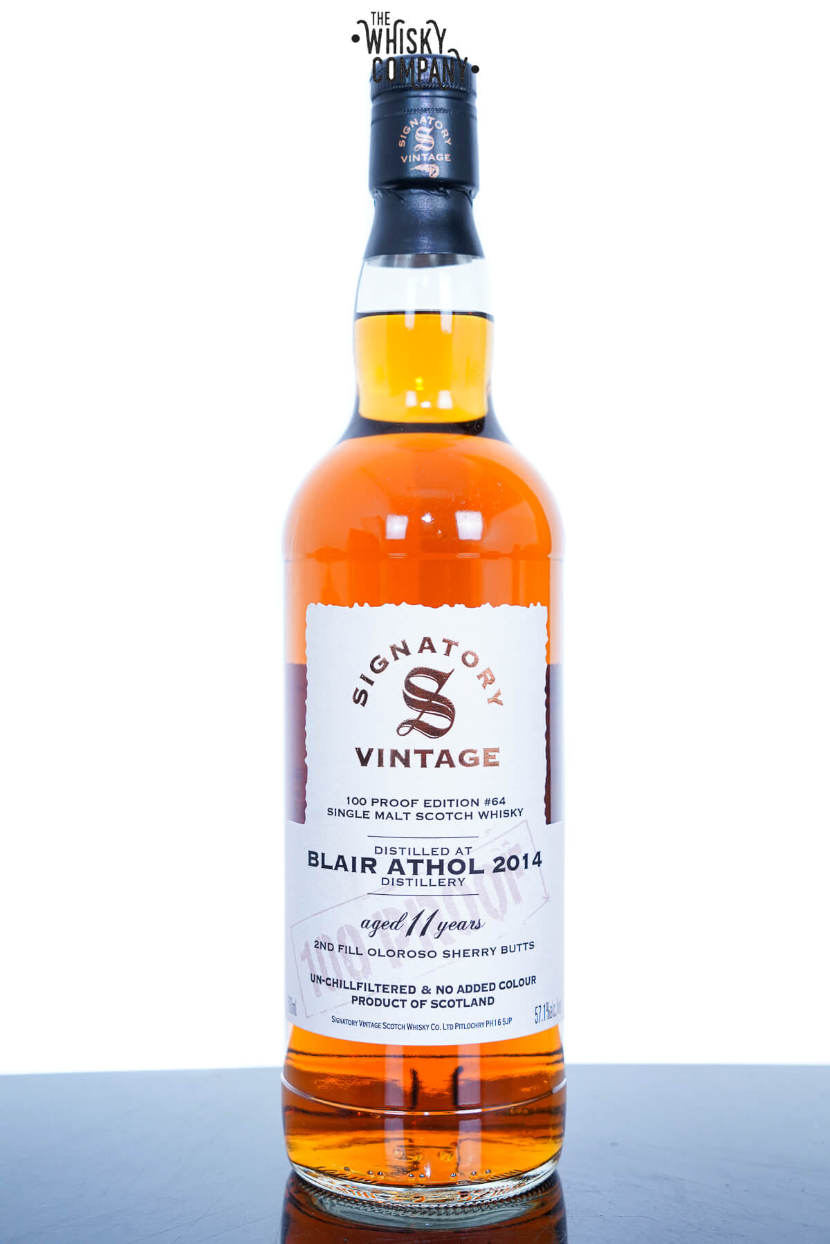 Blair Athol 2014 11 Year Old Signatory 100 Proof #64 57.1%