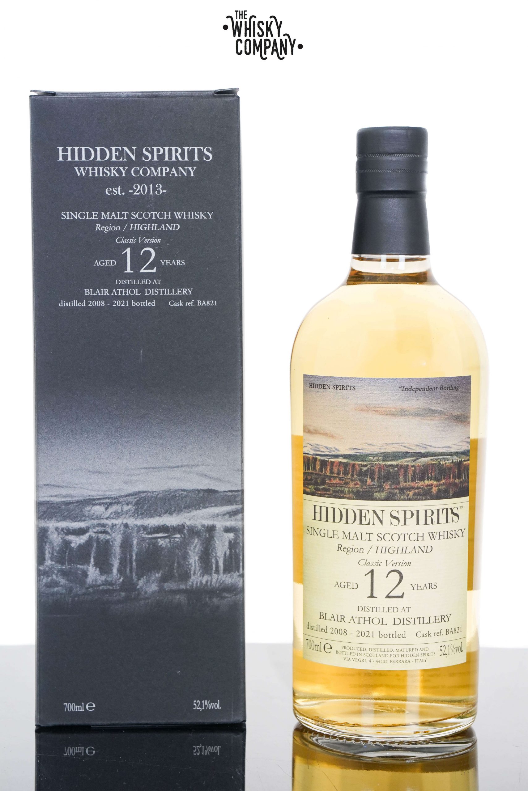 Blair Athol 2008 Aged 12 Years | Highland Scotch Whisky | Hidden Spirits