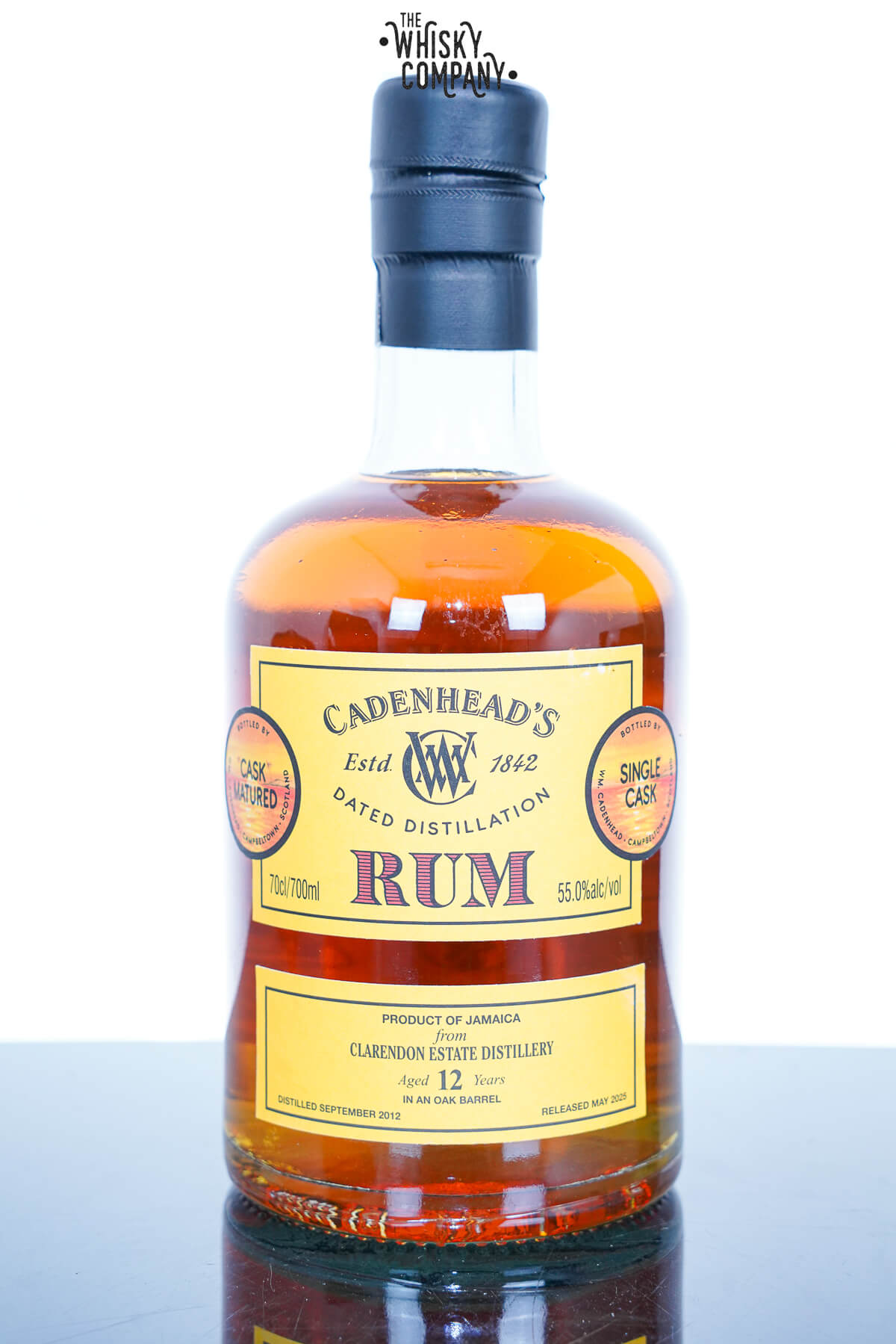 Cadenhead Clarendon Estate 12 Year Old Jamaican Rum 55% 700ml