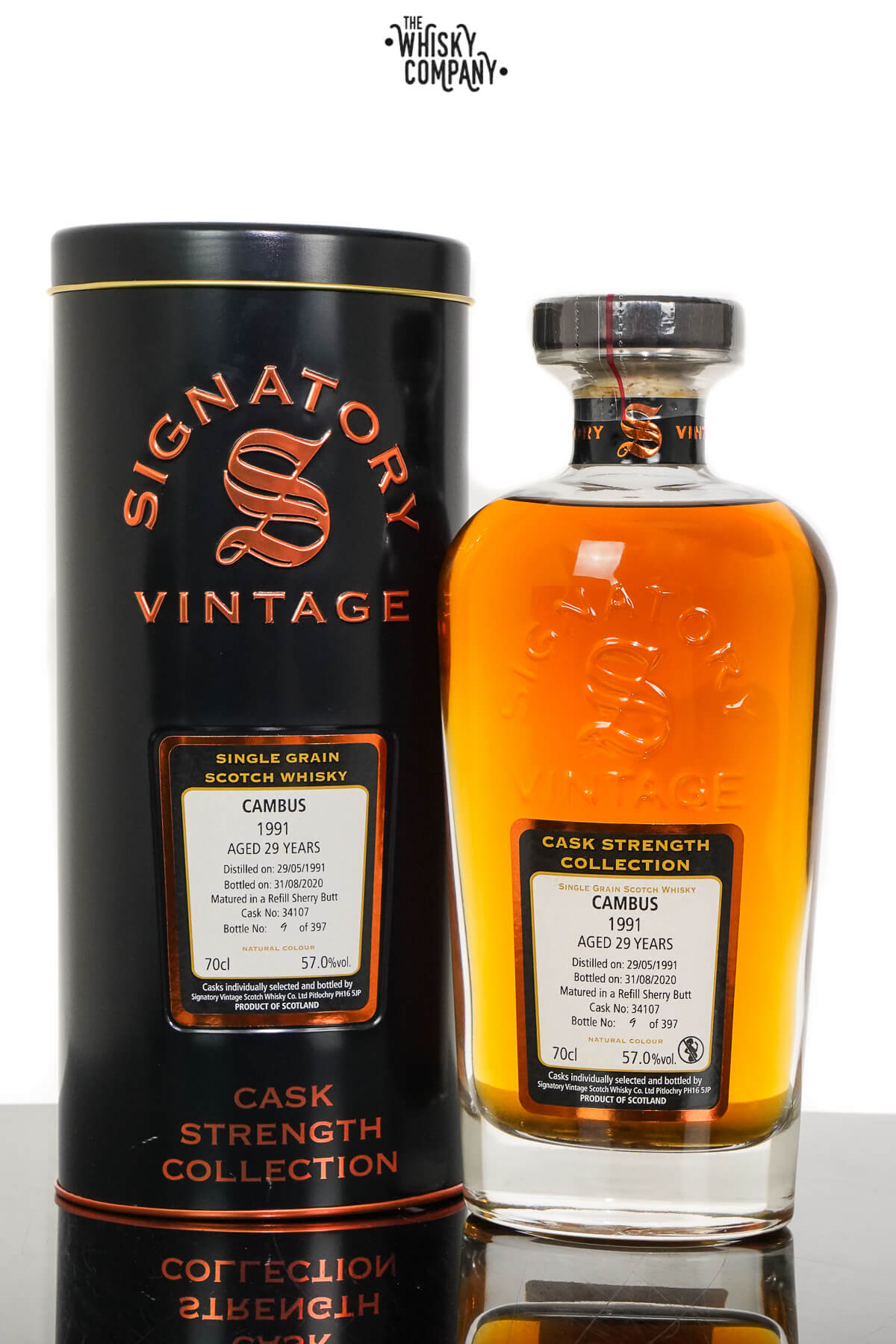 Cambus 1991 Aged 29 Years | Single Grain Scotch | Signatory Vintage