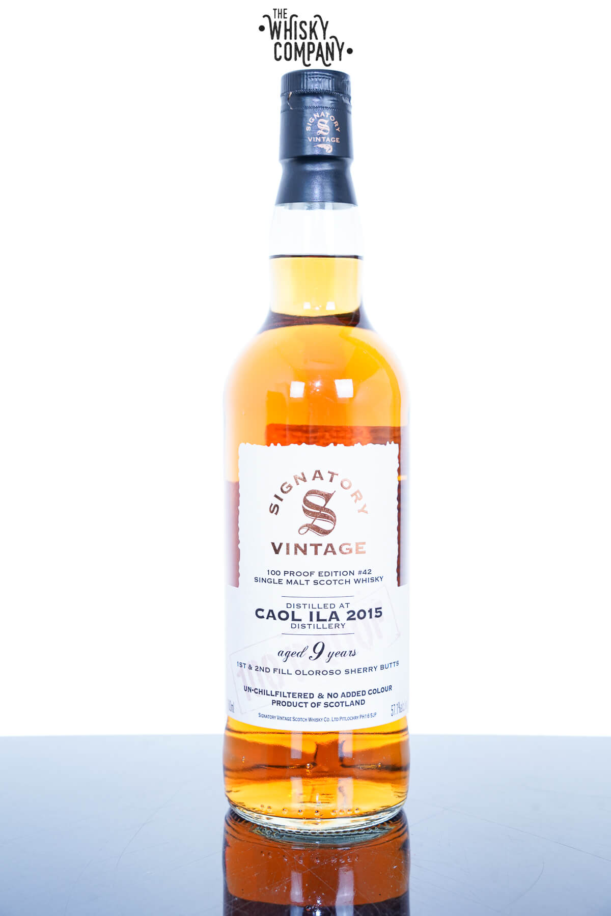 Caol Ila 2015 9 Year Oloroso Sherry 100 Proof Signatory Vintage