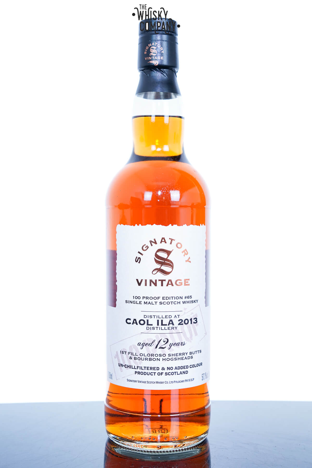 Caol Ila 2013 12 Year Old Signatory 100 Proof #65 57.1%