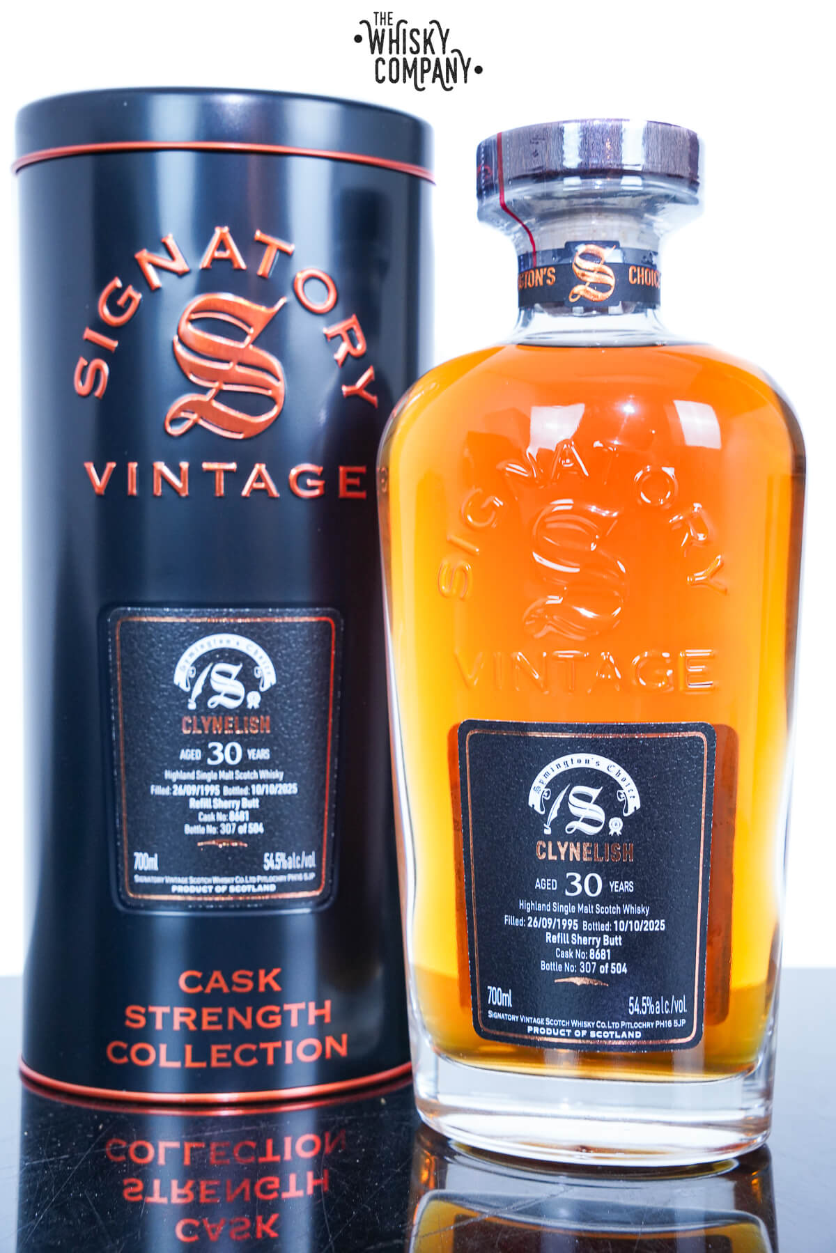 Clynelish 30 Year Old 1995 Signatory Symington's Choice #8681 54.5%