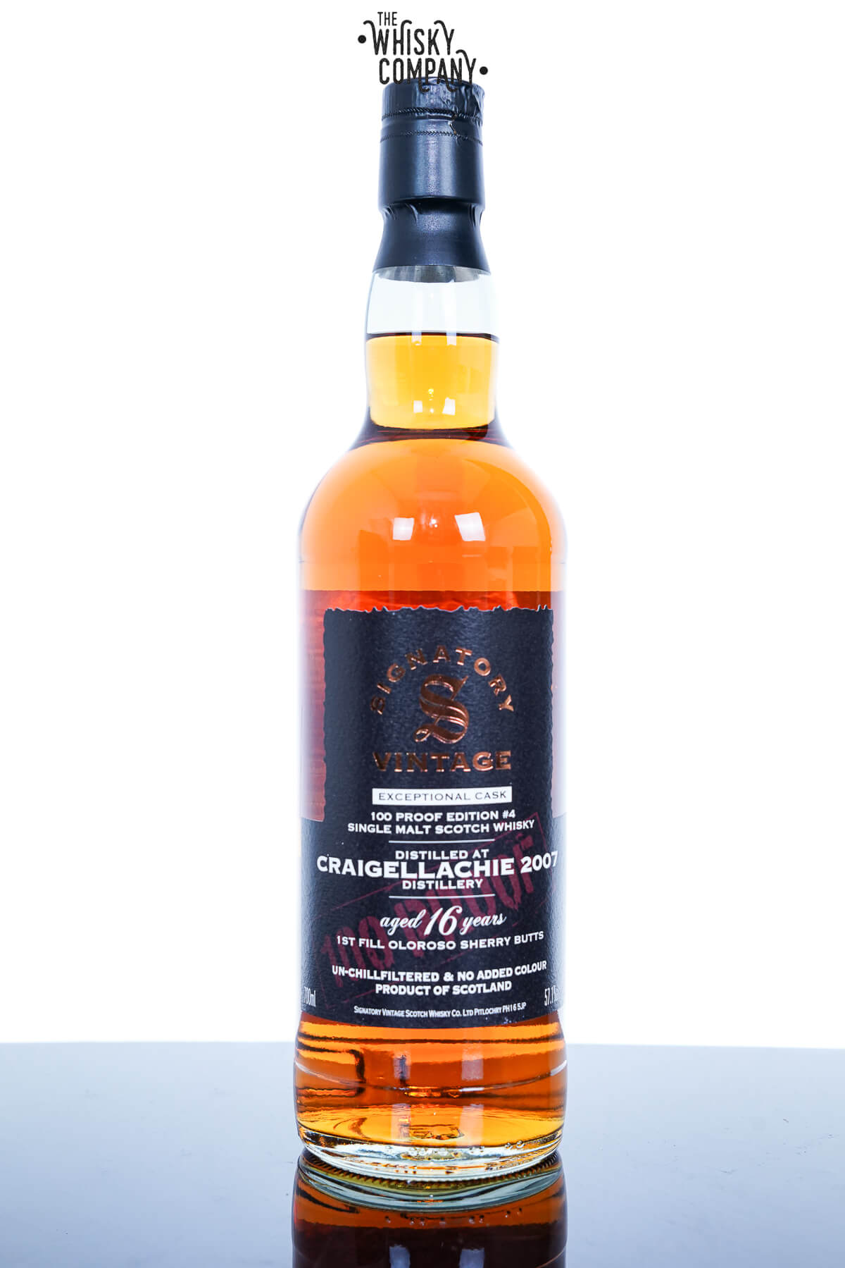 Craigellachie 2007 Aged 16 Years 100 Proof Edition #4 | SV