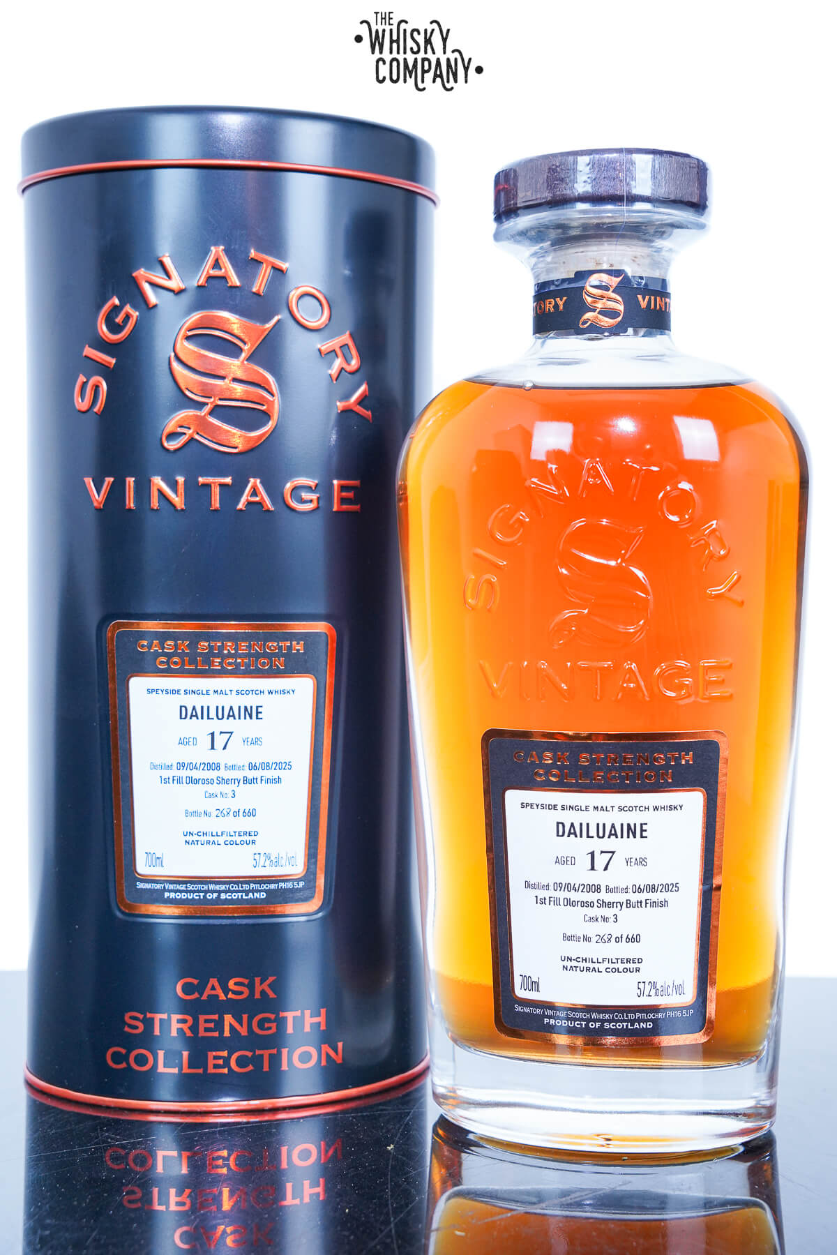 Dailuaine 17 Year Old 2008 Signatory Cask Strength #3 57.2%