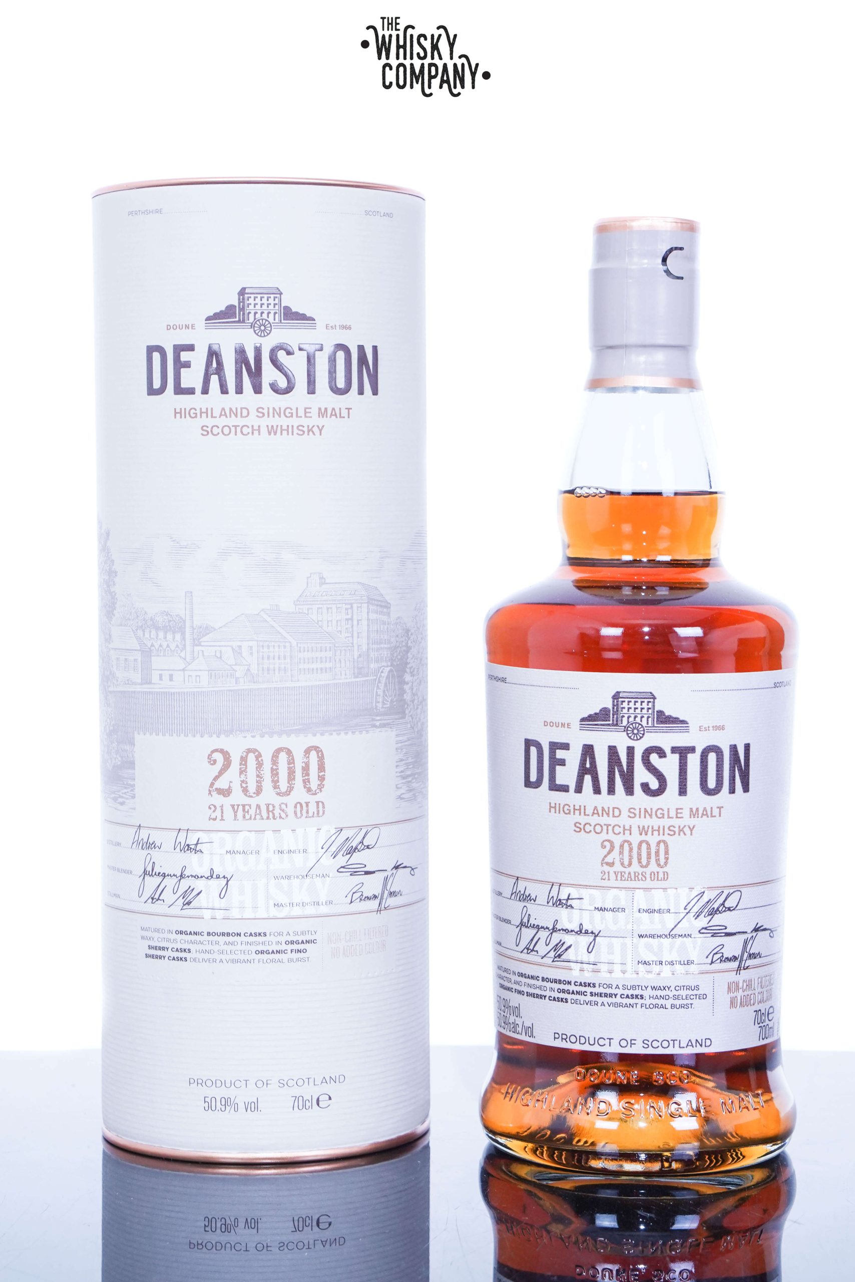 Deanston 2000 Fino Cask Organic | 21 Year Old Scotch Whisky
