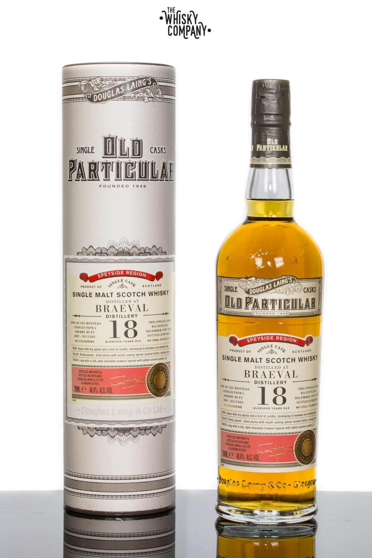 Douglas Laing Old Particular Braeval Aged 18 Years Single Cask Single Malt Scotch Whisky