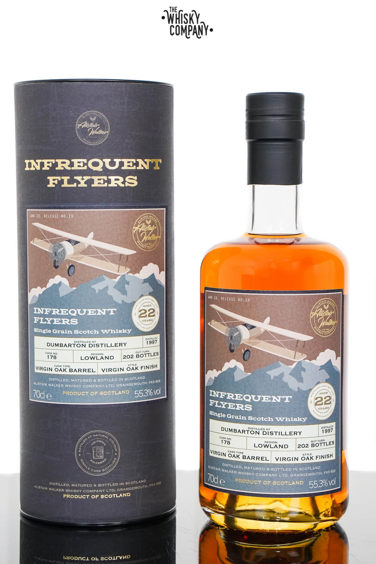 Dumbarton 1997 Aged 22 Years | Single Grain Scotch Whisky | Infrequent Flyers