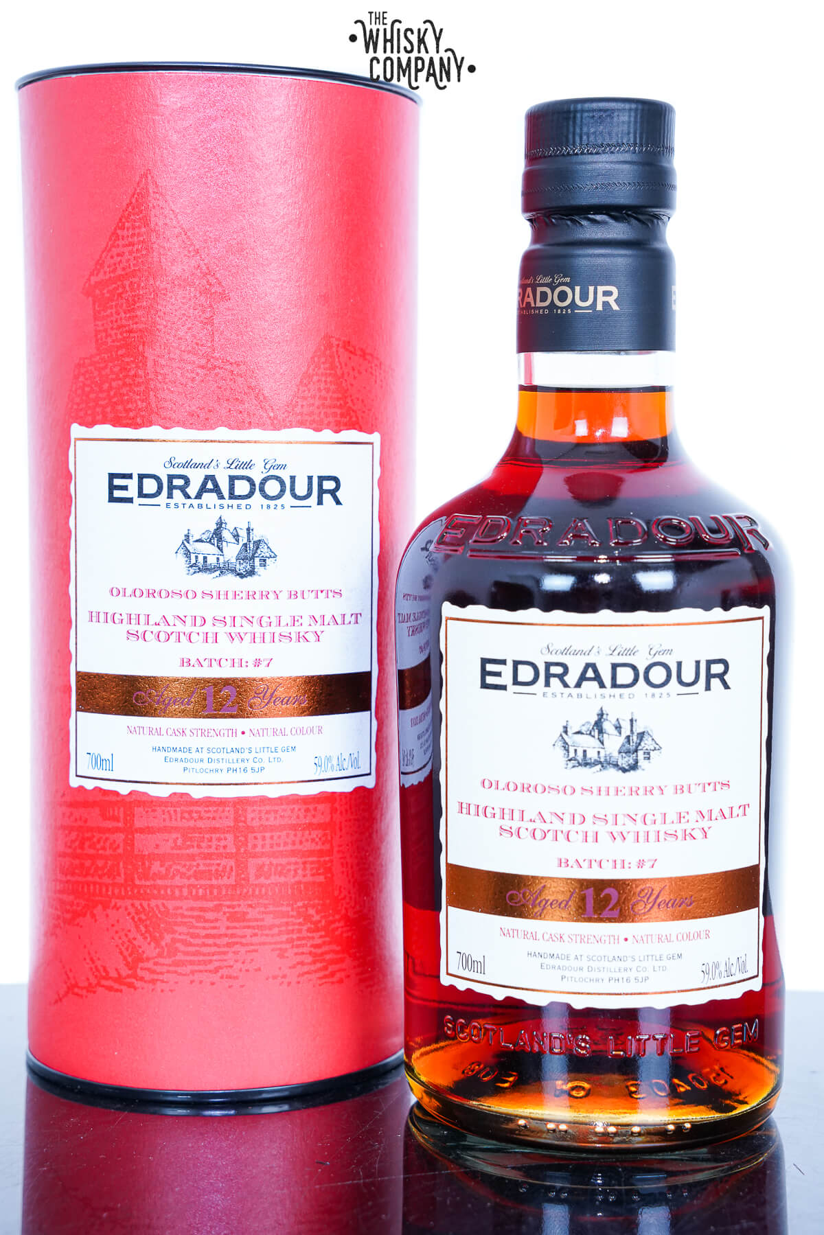 Edradour 12 Year Old Oloroso Sherry Butt Cask Strength Batch 7
