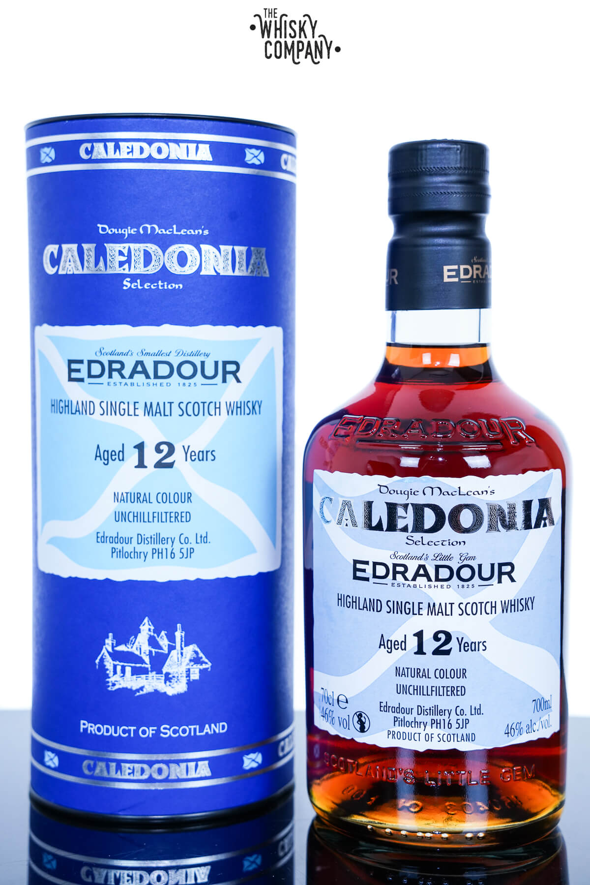 Edradour Caledonia 12 Year Old Highland Single Malt Whisky 700ml
