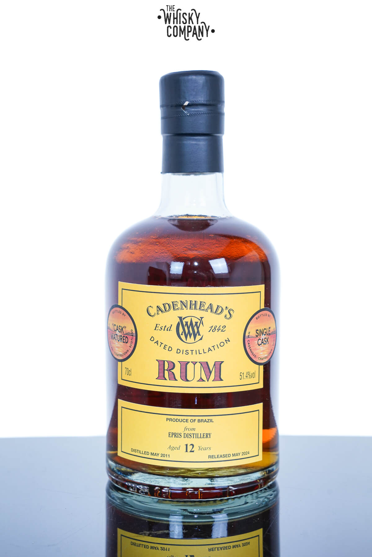 Cadenhead Epris Distillery 12 Year Old Single Cask Rum 51.4% 700ml