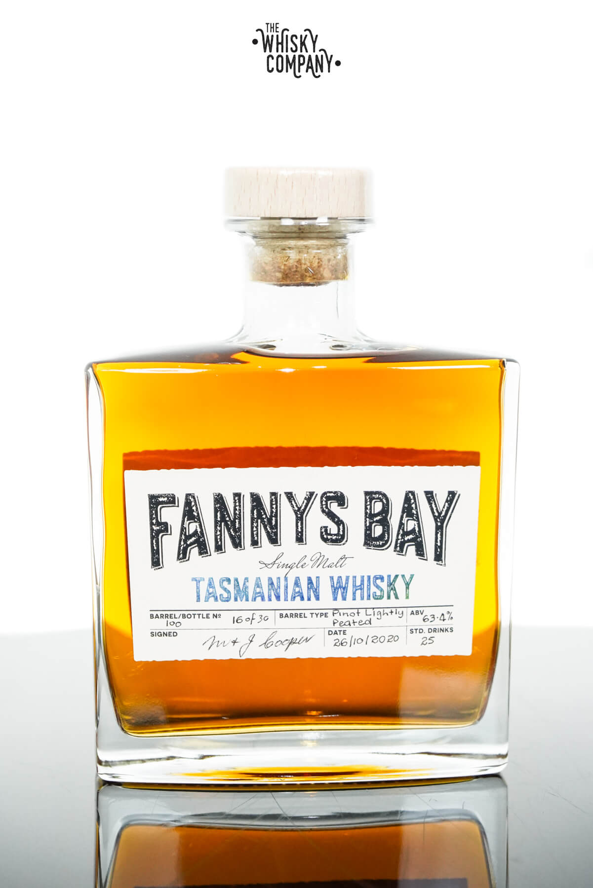 Fannys Bay Pinot Wine Cask Matured | Tasmanian Single Malt Whisky