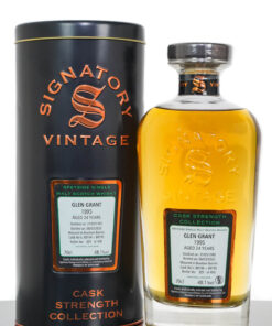 Glen Grant 1995 Aged 24 Years Cask Strength Single Malt Scotch Whisky – Signatory Vintage (700ml)