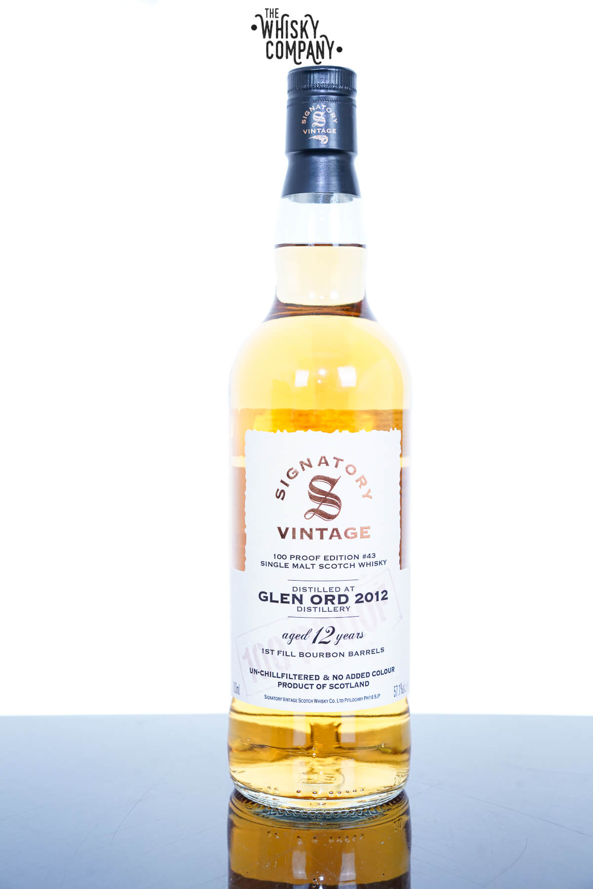 Glen Ord 2012 12 Year Old Bourbon Cask 100 Proof Signatory Vintage
