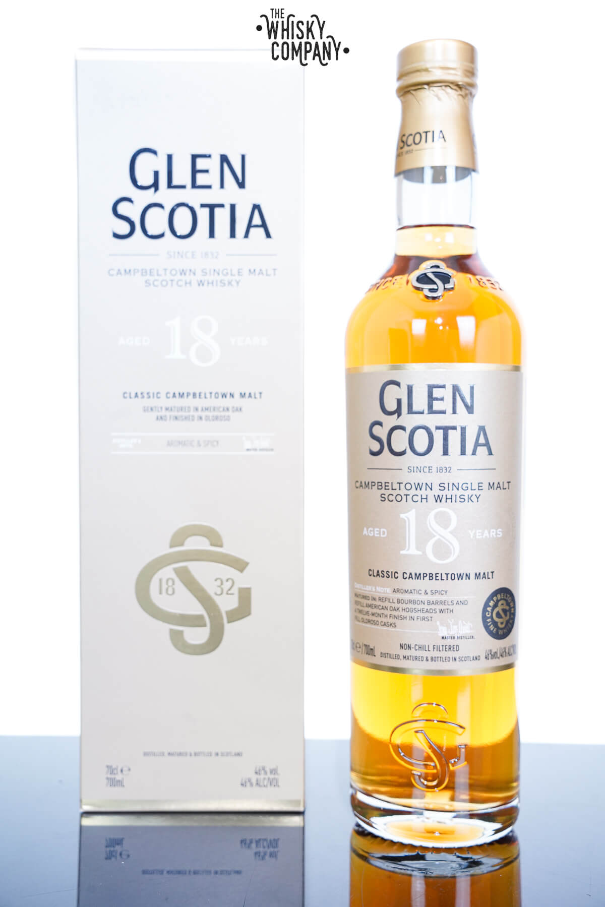 Glen Scotia 18 Year Old Campbeltown Single Malt Scotch Whisky