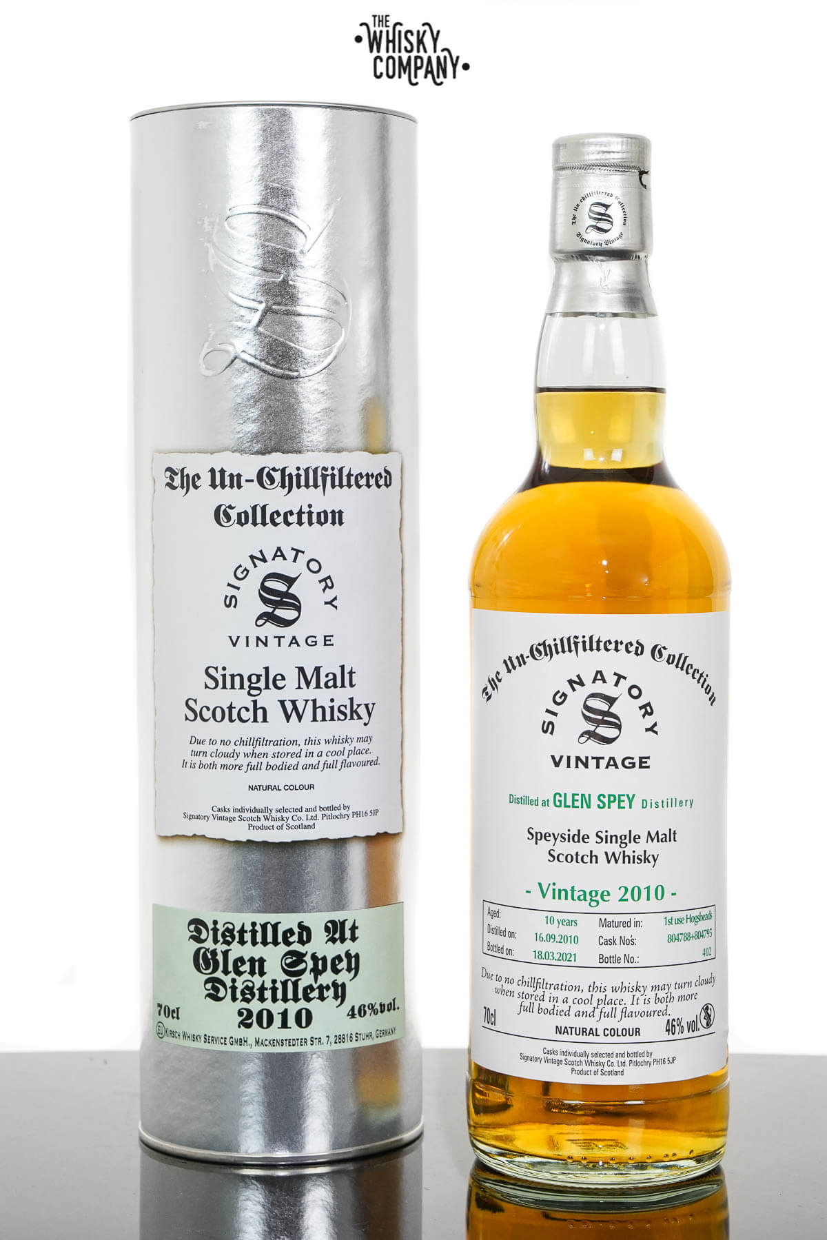 Glen Spey 2010 UCF Aged 10 Years Single Malt Scotch Whisky – Signatory Vintage (700ml)