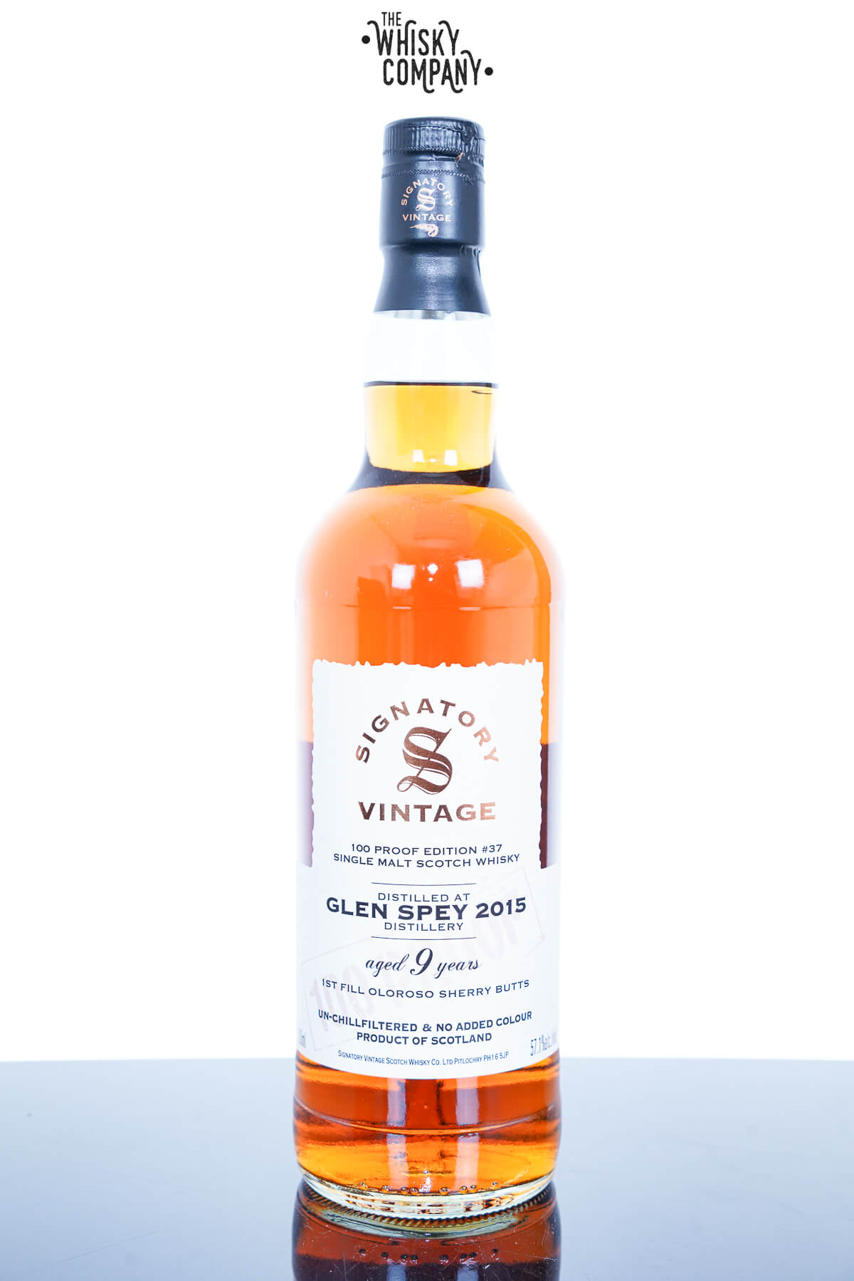 Glen Spey 2015 9 Year Old 100 Proof Single Malt | Signatory Vintage