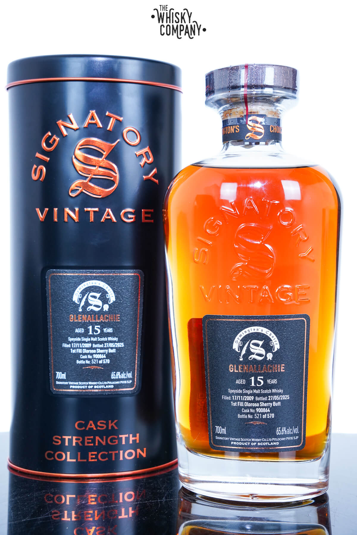 GlenAllachie 15 Year Old 2009 Signatory Symington's Choice #900863 66.2%