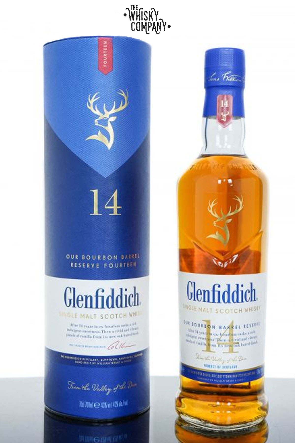 Glenfiddich 14 Years Old Malt Scotch Whisky