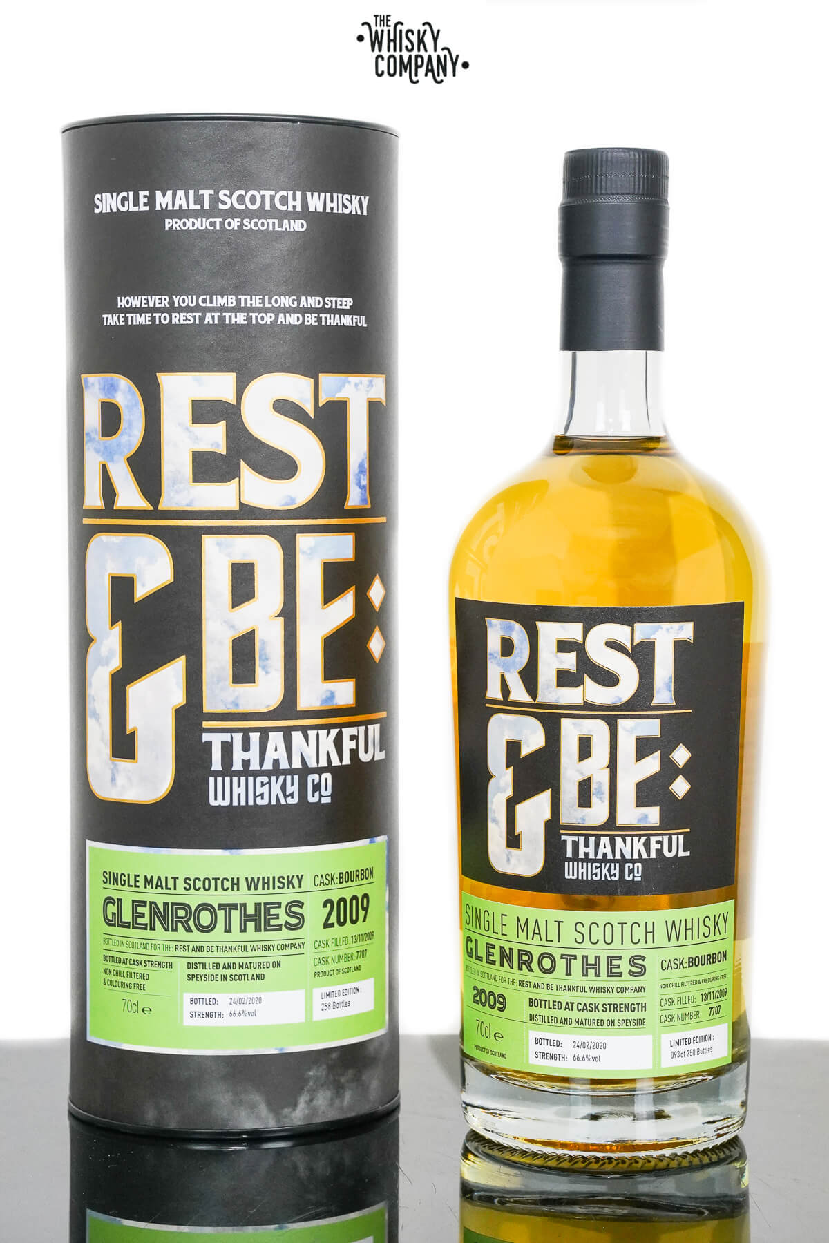Glenrothes 2009 Aged 10 Years Old Single Malt Scotch Whisky – Rest and Be Thankful (700ml)