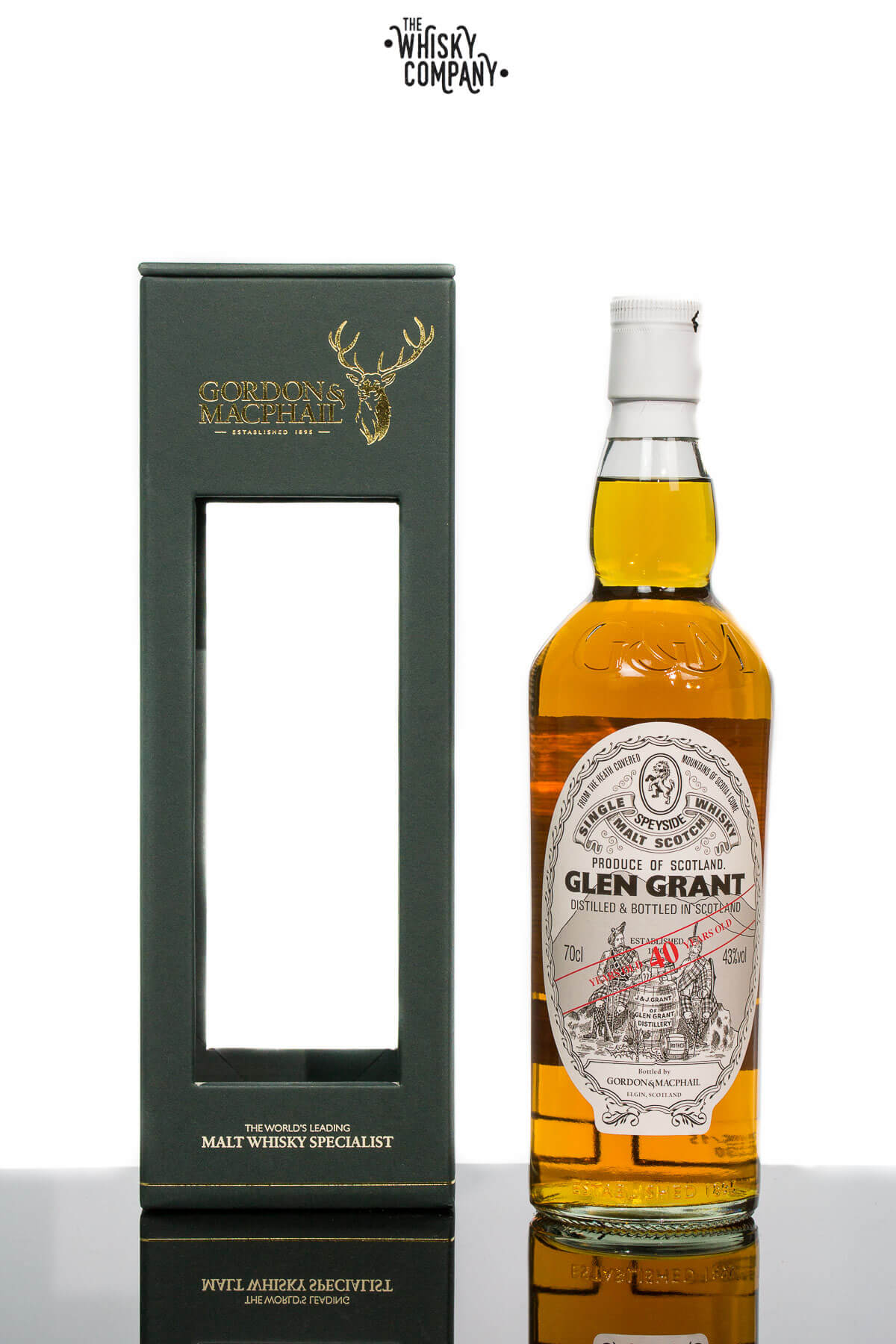 Glen Grant 40 Years Old Speyside Single Malt Scotch Whisky Gordon & MacPhail (700ml)