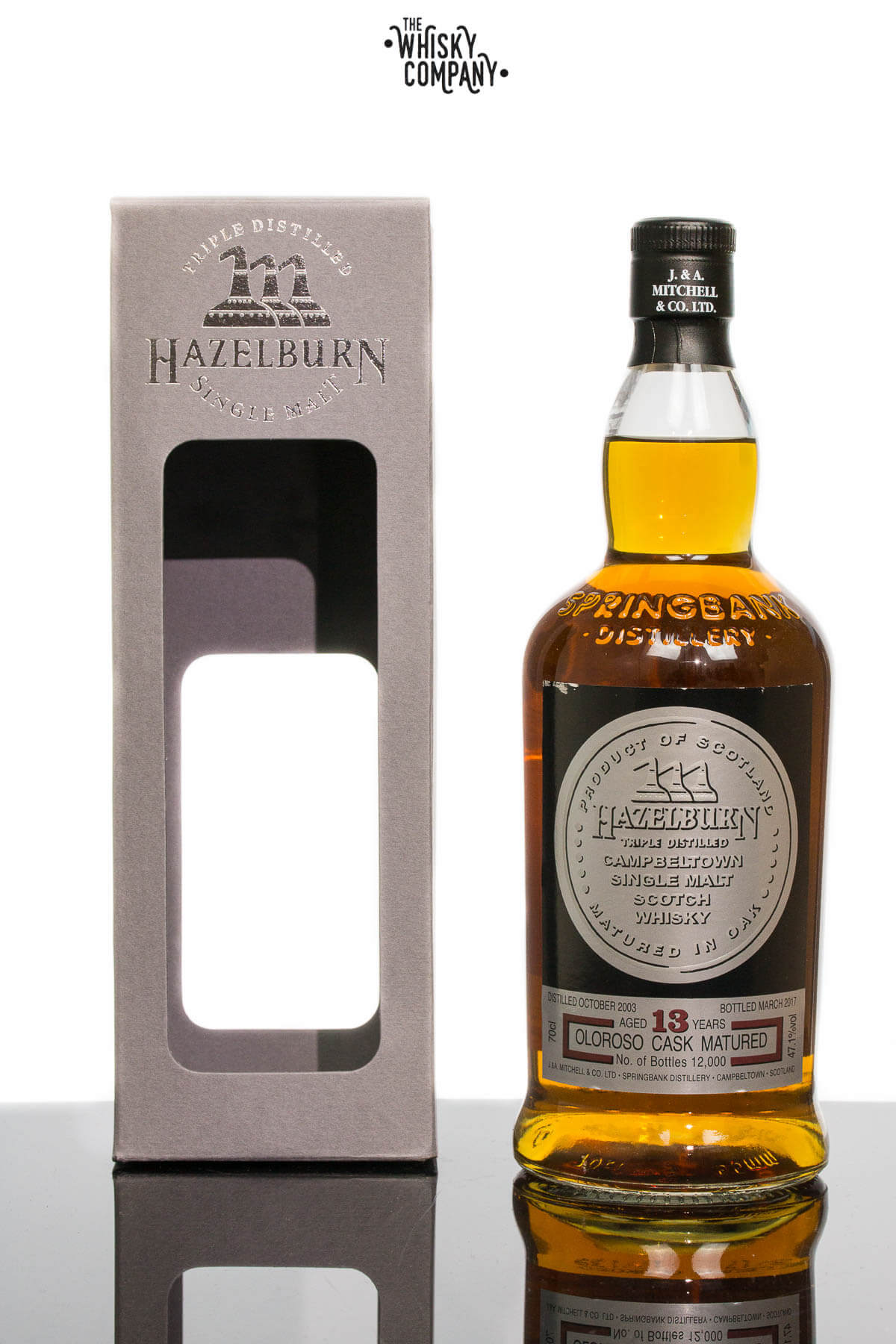 Hazelburn Aged 13 Years Oloroso Cask Matured Single Malt Scotch Whisky