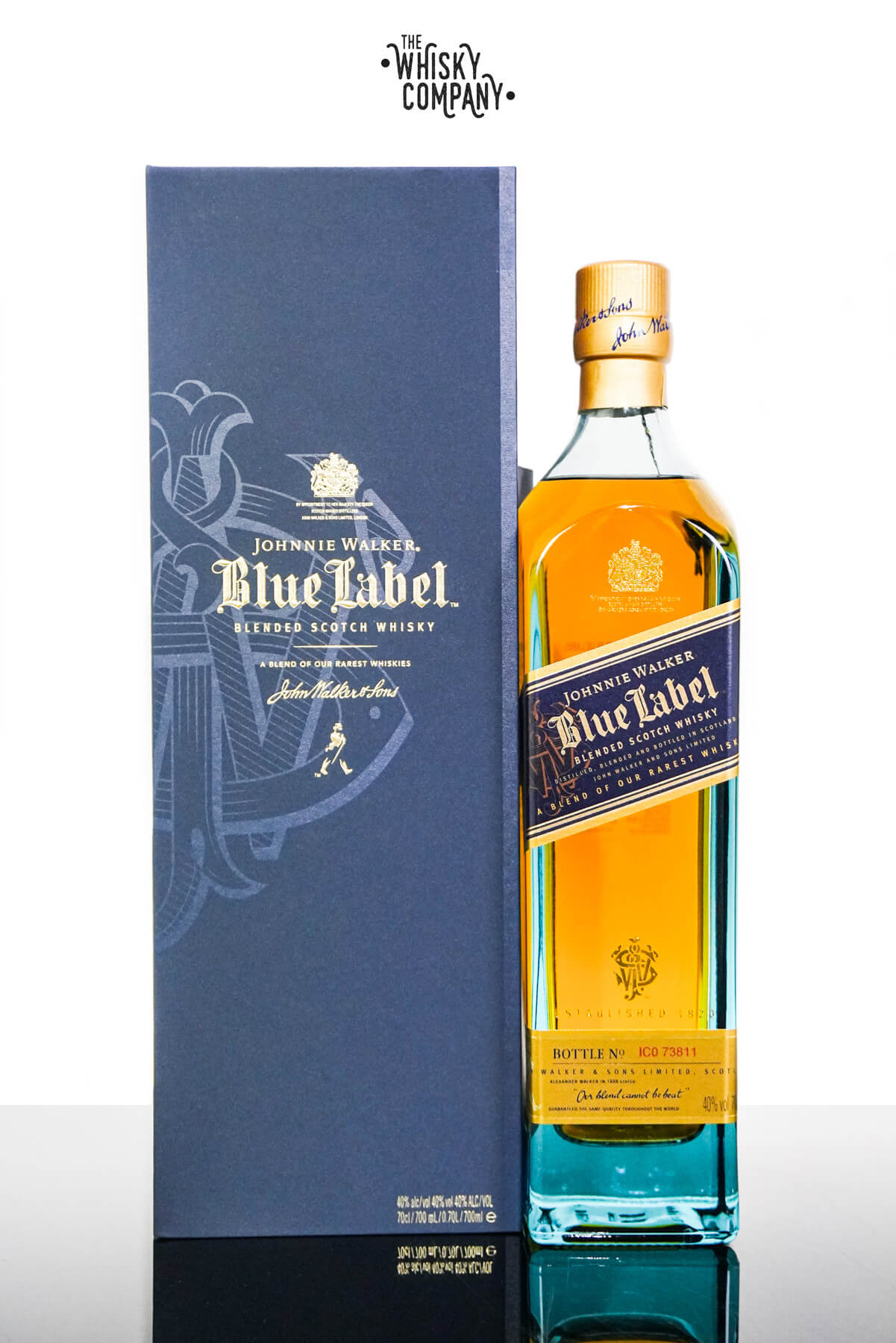 Johnnie Walker Blue Label Tiffany Bottle Blended Scotch Whisky